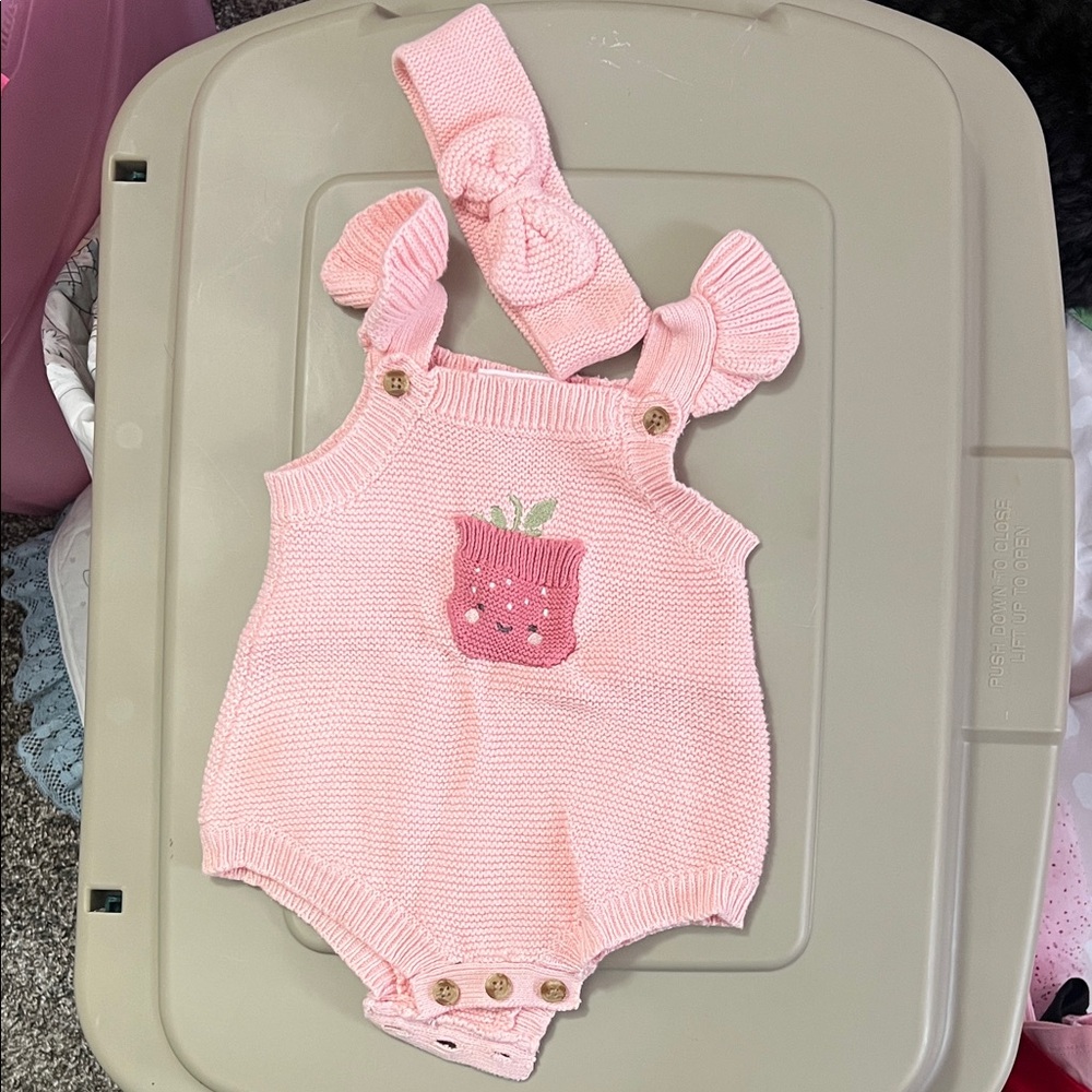 Little Lass Pink Baby Knitwear
